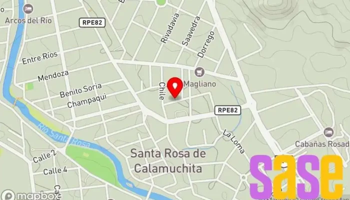 mapa de ACOSTA Electromecánica Tienda de repuestos de automóviles usados, Taller de reparación de automóviles, Tienda de accesorios para automóviles, Tienda de baterías para automóvil en Santa Rosa de Calamuchita