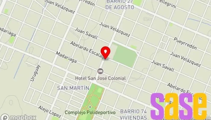 mapa de actver Emisora de radio en W3340 Santo Tomé