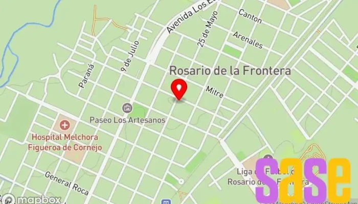 mapa de Agrofer Electricidad Tienda de electricidad en Rosario de la Frontera