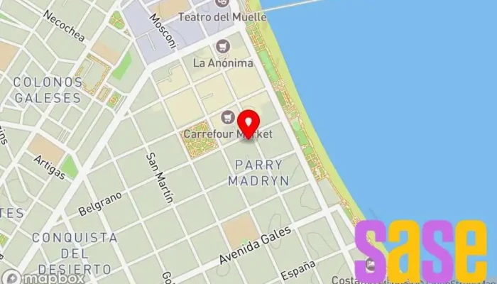 mapa de Aki Control Electrónica Comercio en Puerto Madryn
