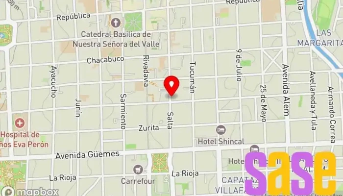 mapa de Alfa Pc Tienda de informática, Tienda de accesorios informáticos, Servicio de reparación de ordenadores, Servicio de reparación de impresoras en San Fernando del Valle de Catamarca
