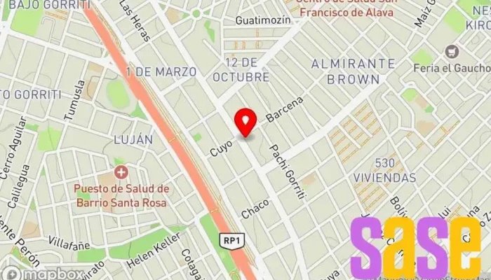 mapa de Ampere Tienda de iluminación en San Salvador de Jujuy