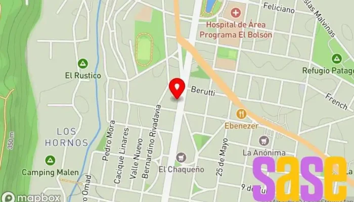 mapa de AmPm FM 102.9 Emisora de radio en R8430 El Bolsón