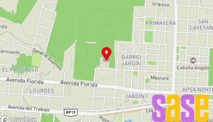 mapa de Antena Cti movil (Claro) Servicio de antenas en Wanda