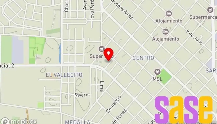 mapa de Aquino Distribuciones Electricista, Mayorista en Villa Nueva