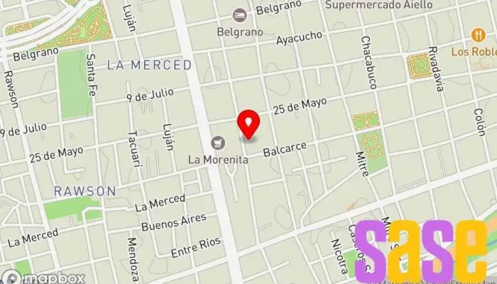 mapa de AR CONTENIDOS Emisora de radio en San Luis