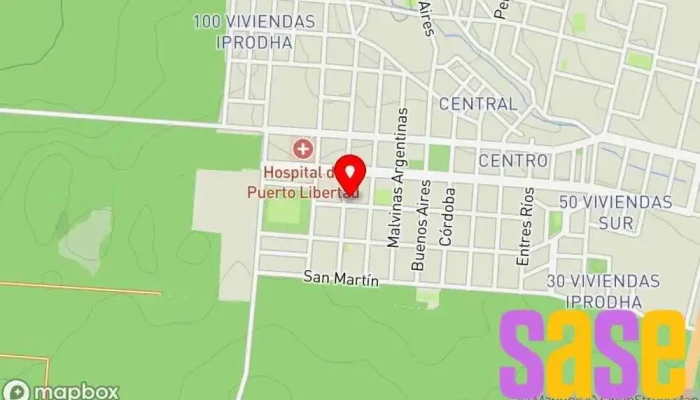 mapa de Aratiri Materiales Eléctricos Ferretería en Puerto Libertad