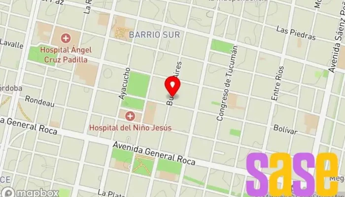 mapa de ATE Gremio en San Miguel de Tucumán
