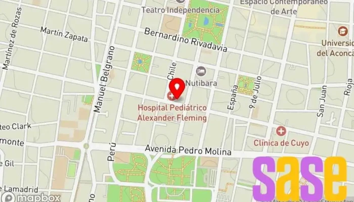 mapa de Auto Audio Tienda de electrónica en Mendoza