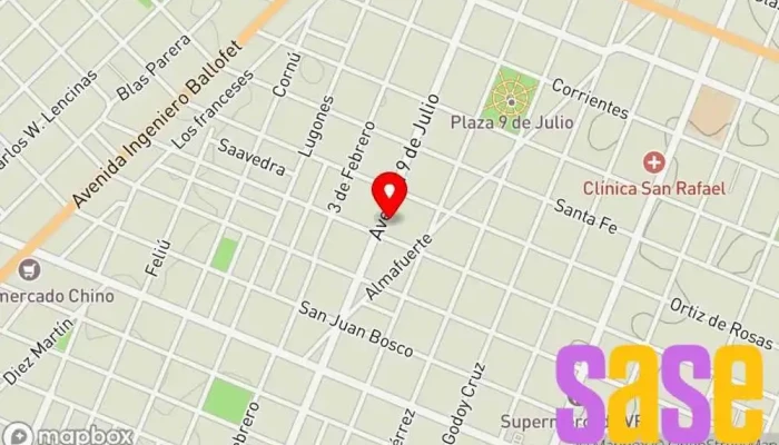 mapa de AutoLed Tienda de iluminación en San Rafael