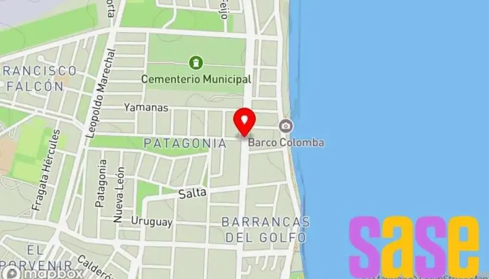 mapa de Autronix's Tienda de electricidad en Puerto Madryn
