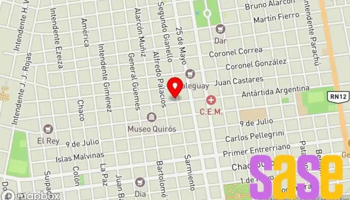 mapa de AVC Service Servicio de reparación de electrodomésticos en Gualeguay
