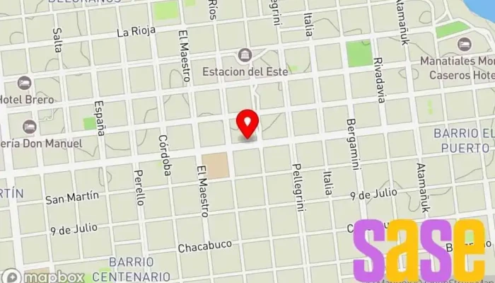 mapa de AVC Television Y Radio Oficinas de empresa en Corrientes