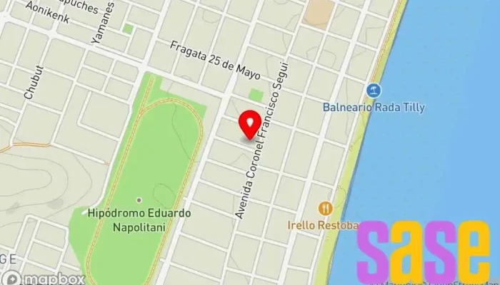 mapa de AVM Electronica-electricidad Tienda de electrónica en Rada Tilly