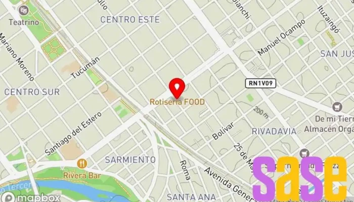 mapa de Ayassa Electrohogar Tienda de electrodomésticos, Tienda de electrónica, Fábrica de muebles, Tienda de artículos para el hogar, Electrodomésticos para mayoristas en Villa María