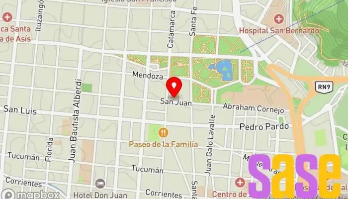 mapa de Belanoa Electricidad SRL Tienda de electricidad en Salta