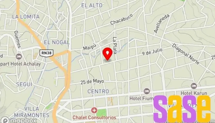 mapa de Beta Electricidad Tienda de iluminación en La Falda