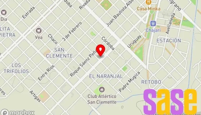 mapa de Borne Electroservicios Mayorista en Chajarí