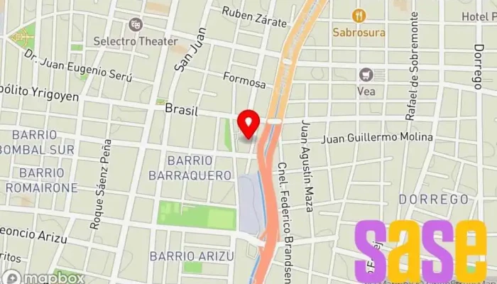 mapa de C Y G Electromecanica SA Comercio en Godoy Cruz