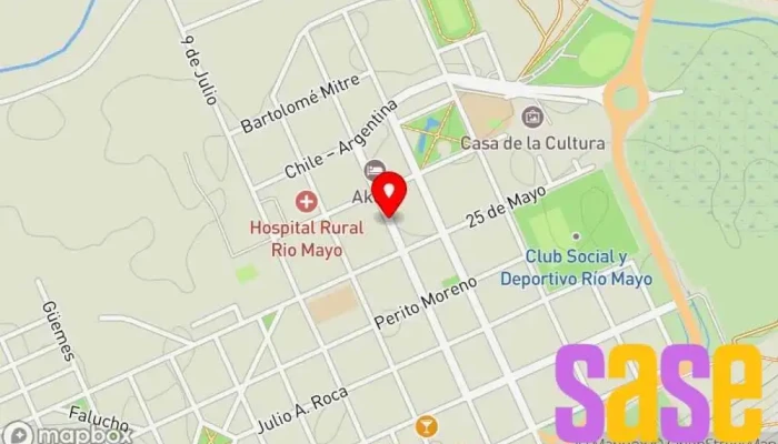 mapa de Cable Canal Río Mayo Televisión de circuito cerrado en Río Mayo