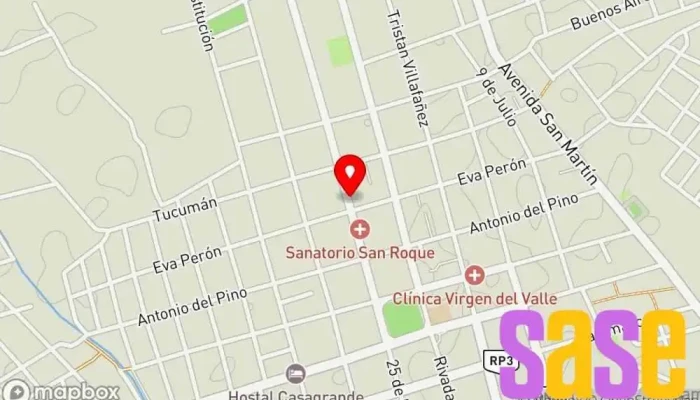 mapa de Cable Sono Visión Empresa de instalación de televisión por cable en Tinogasta