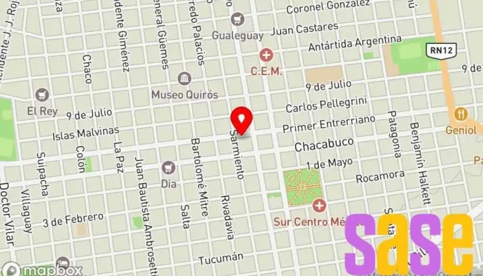 mapa de Calculín Tienda de electrónica en Gualeguay