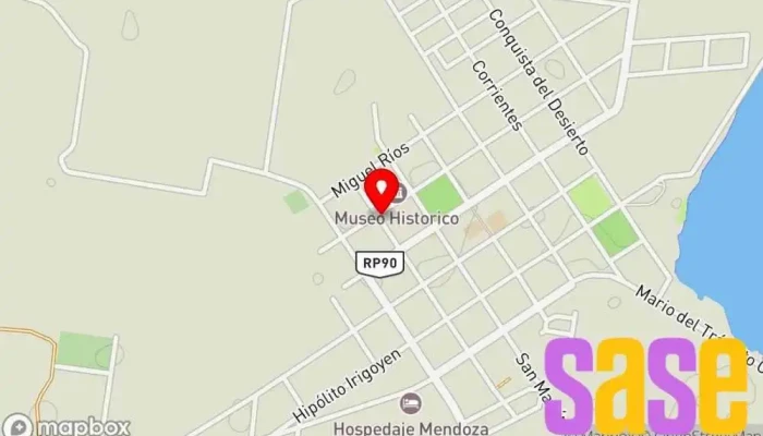 mapa de Canal 8 San Cosme Tv Televisión de circuito cerrado en Mariano Moreno y