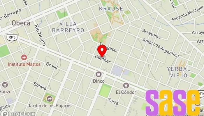 mapa de Carlos Haus Electrónica Automotriz Taller de automóviles en Oberá