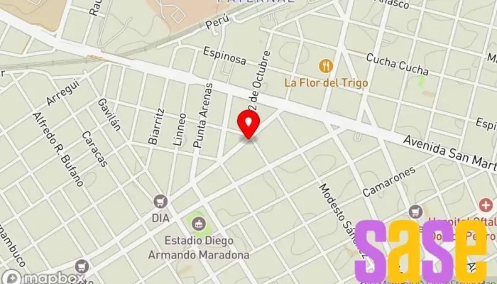 mapa de Casa de Electricidad - Paternal SRL Tienda de electricidad, Tienda de artículos para el hogar, Tienda de iluminación en Cdad. Autónoma de Buenos Aires