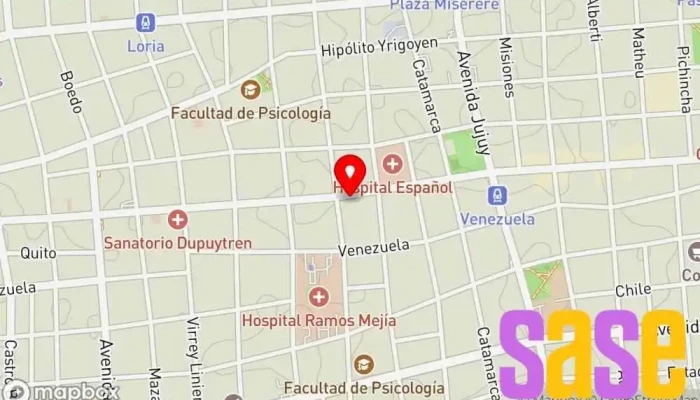 mapa de Casa de materiales eléctricos Fabelec S.A.S Tienda de electricidad en AAP