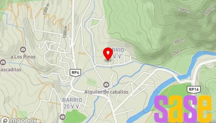 mapa de Casa de té A MI MANERA Cafetería en El Rodeo