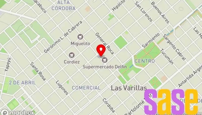 mapa de Casa Decía Tienda de electrónica en Las Varillas