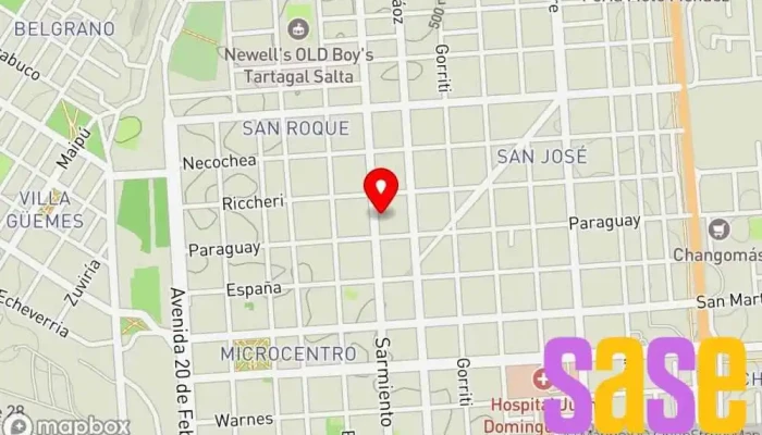 mapa de Casa Elect Sor Tienda de electricidad en Tartagal