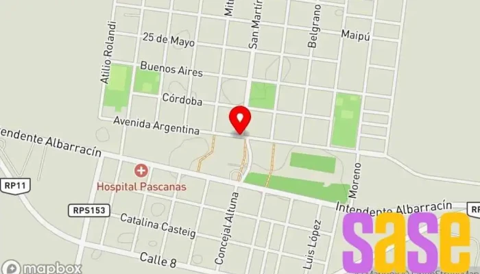 mapa de Casa Rolandi Tienda de electrodomésticos en Pascanas