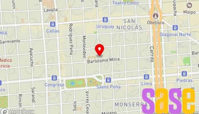 mapa de Casa Santos Comercio, Tienda de baterías, Tienda de accesorios para móviles, Tienda de informática, Tienda de iluminación en Cdad. Autónoma de Buenos Aires