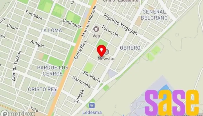 mapa de Castillo - Ledesma Tienda de electrónica en Libertador Gral San Martín