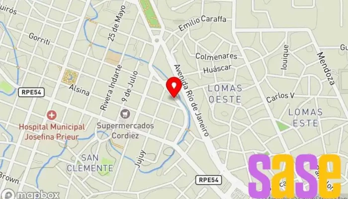 mapa de CB Electrónica Establecimiento de reparación de artículos electrónicos en GNC