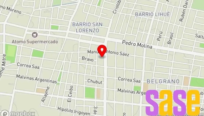 mapa de CCT 6-202 Escuela en Mendoza