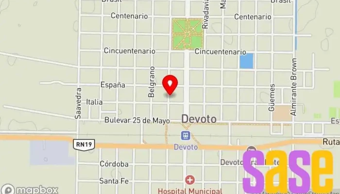 mapa de CD Electrónica Establecimiento de reparación de artículos electrónicos en Devoto
