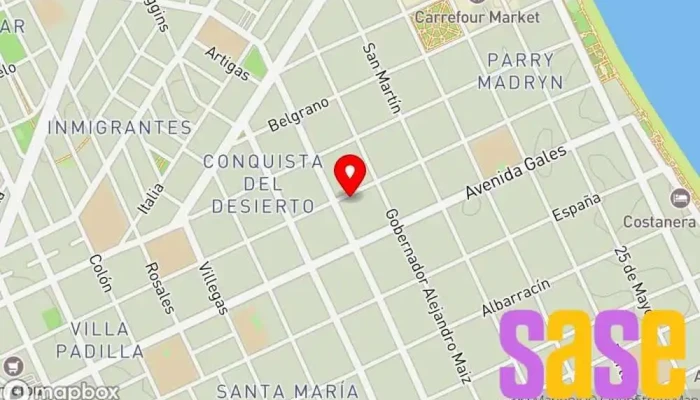 mapa de Center Electrónica Tienda de electrónica en Puerto Madryn