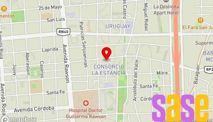 mapa de Centro de Radioterapia San Juan S.A  en San Juan