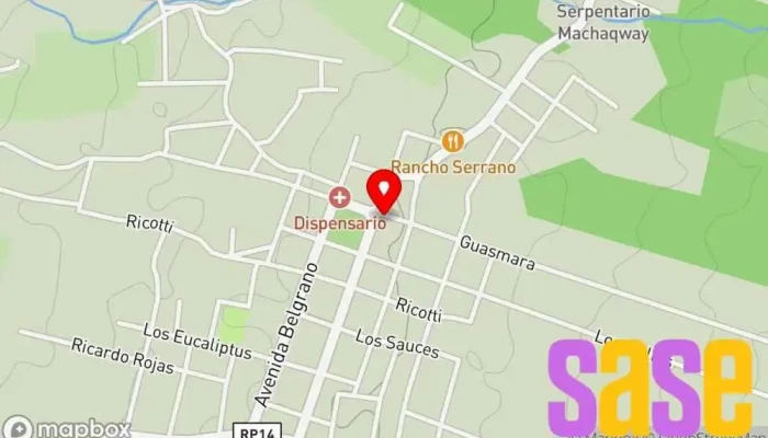 mapa de CEOSP Oficina de la Administración en Villa de Las Rosas