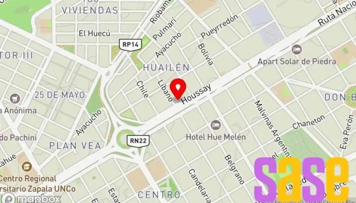 mapa de Ceppi Electrónica Taller de reparación de automóviles en Zapala