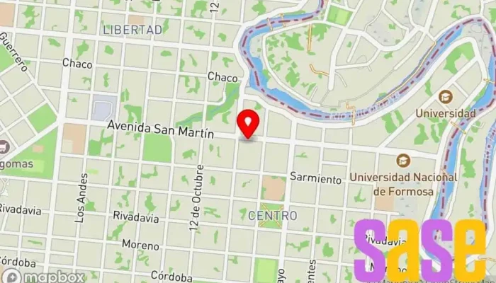 mapa de Cetrogar Tienda de electrónica, Tienda de informática, Tienda de motocicletas en Clorinda