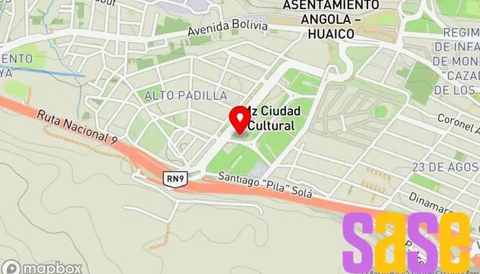mapa de Ciudad Cultural Centro cultural en San Salvador de Jujuy