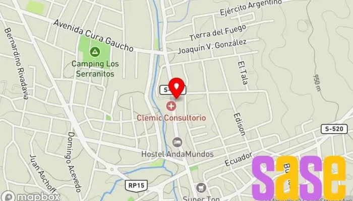 mapa de CLEMIC Compañía eléctrica en Mina Clavero
