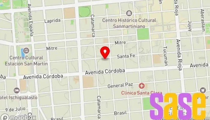 mapa de CNN Radio San Juan Emisora de radio en ACF