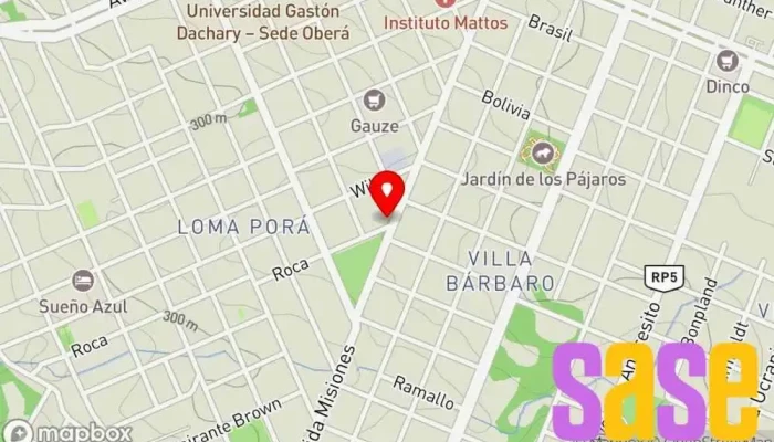 mapa de CompuByte Tienda de informática, Academia de informática en Oberá
