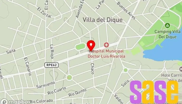 mapa de COOP. DE O. Y SERV. PUB.DE VILLA DEL DIQUE LTDA.  en Villa del Dique