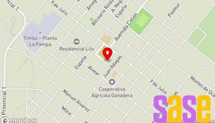 mapa de Coop de Servicios y Obras Publicas de Gral San Martin Ltda  en Gral. San Martin